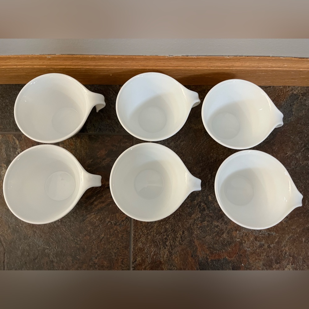 A set of 6 Vintage Corelle Woodland brown hook handle coffee tea cups Corning. - Picture 8 of 10